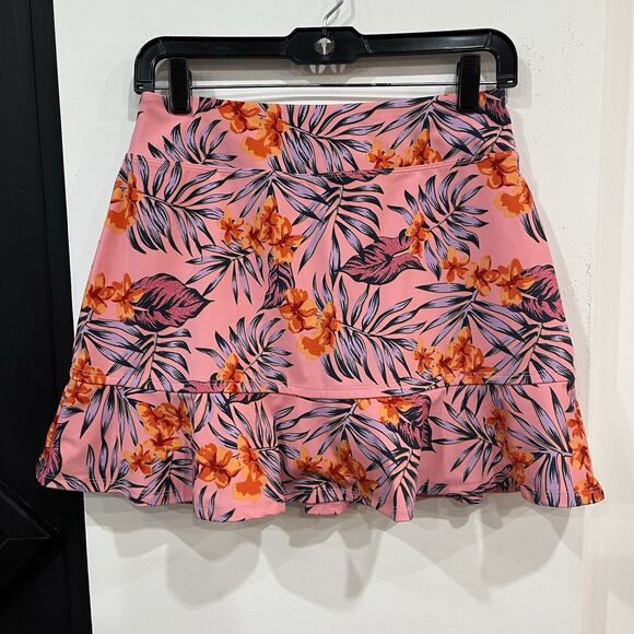 Tommy Bahama Dresses & Skirts - Tommy Bahama Women’s Pink Tropical Print Golf Skort Size Small